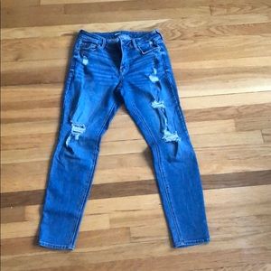 Old Navy Rockstar Distressed Super Skinny Jeans